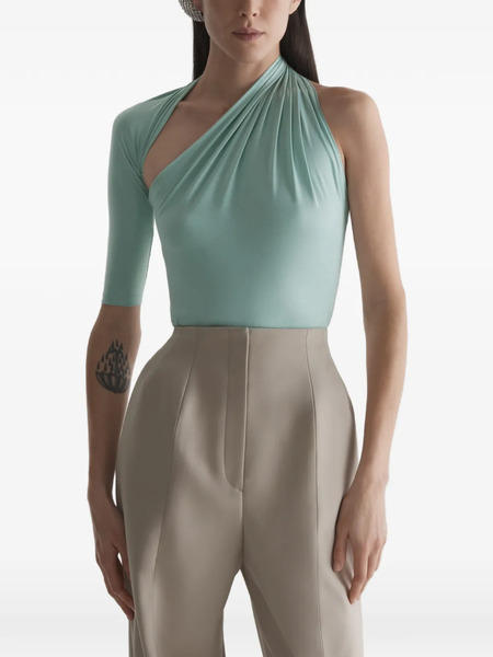  Mugler Draped Loop T-shirt - Blue 
