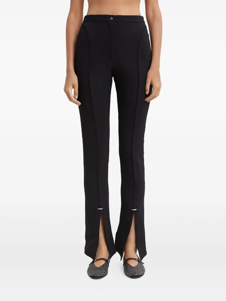  Mugler High-rise Metal Insert Trousers - Black 