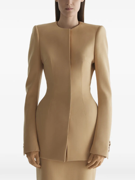  Mugler Hourglass Jacket - Neutrals 