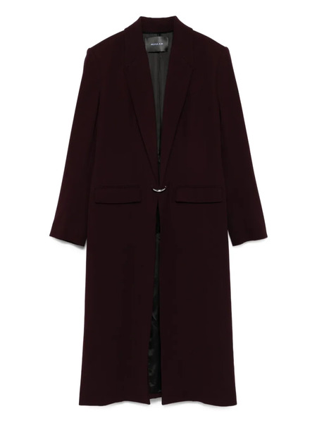  Mugler Notched-lapel Wool Coat - Red 