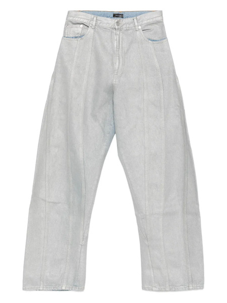  Mugler Panelled Jeans - Grey 