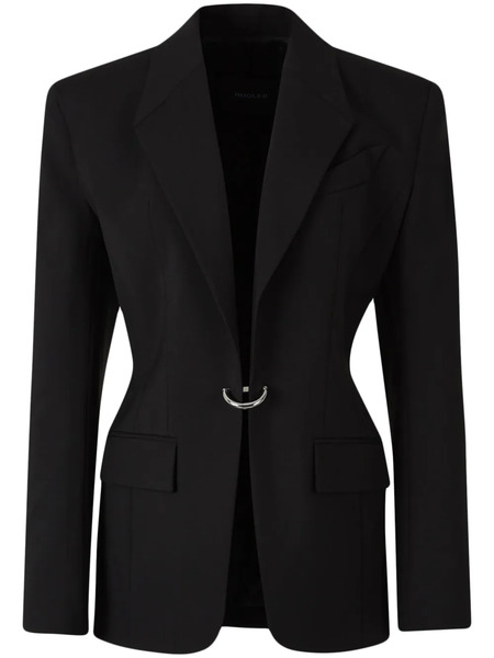  Mugler Pierced Tailored Blazer - Black 