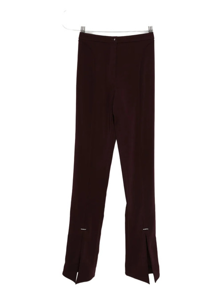  Mugler Split-hem Trousers - Red 