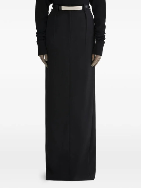  Mugler Split Skirt - Black 