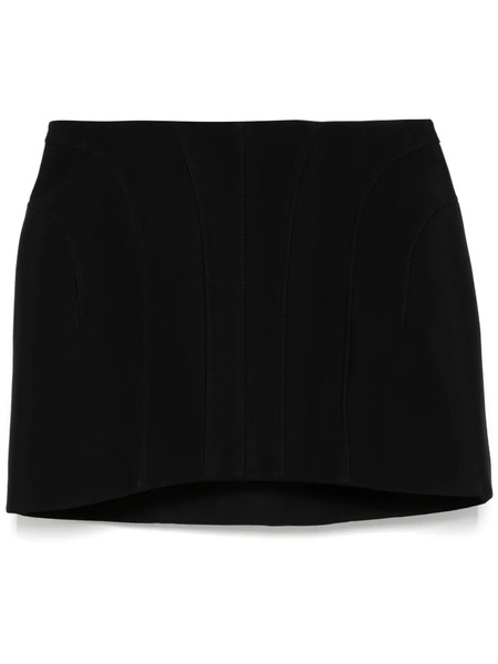  Mugler Tailored Mini Skirt - Black 