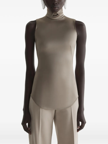  Mugler Tuxedo Top - Neutrals 