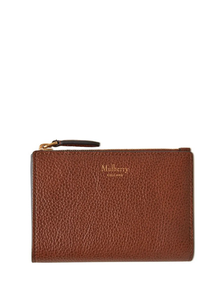  Mulberry Continental Bi-fold Leather Wallet - Brown 