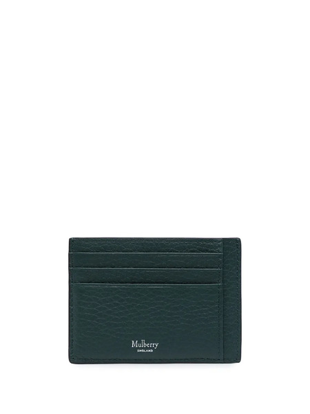  Mulberry Rectangular Leather Cardholder - Green 