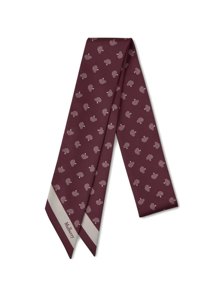  Mulberry Mulberry Tree Patterned Scarf - Red 
