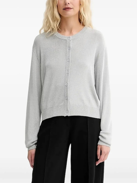  Munthe Crew-neck Cardigan - Grey 
