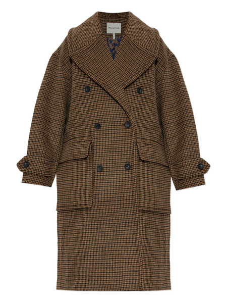  Munthe Libasto Double-breasted Coat - Brown 