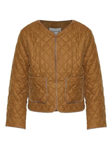  Munthe Lizetta Quilted Velvet Jacket - Yellow 