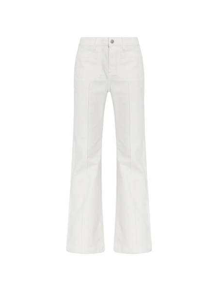  Munthe Patch-pocket Flared Trousers - White 