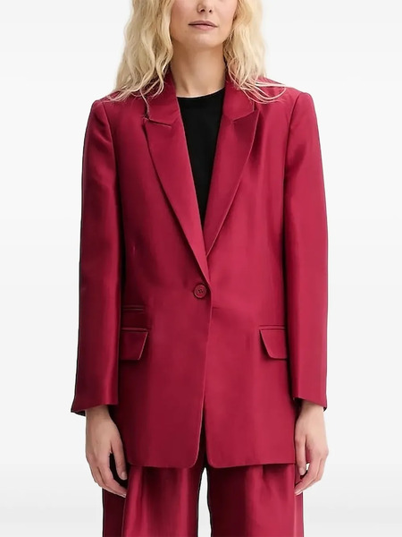 Munthe Patton Single-breasted Blazer - Red 