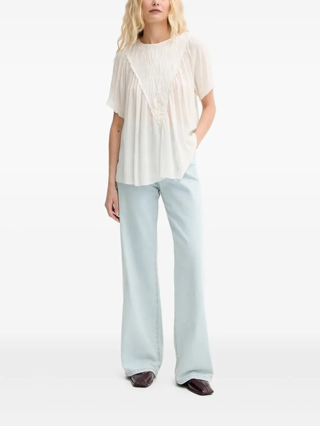  Munthe Perilla Ruffled Top - White 
