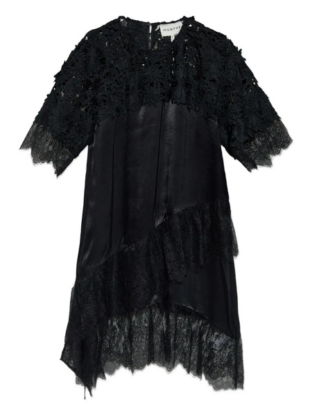  Munthe Rada Lace-panel Dress - Black 