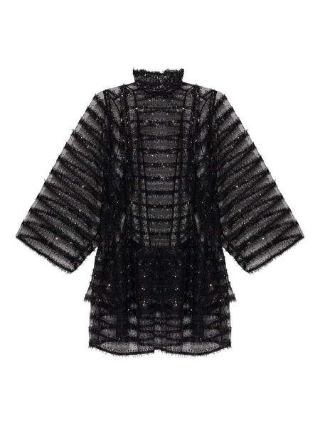  Munthe Risso Sequin Mini Dress - Black 