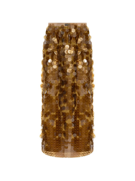  Munthe Sequined Mini Skirt - Gold 