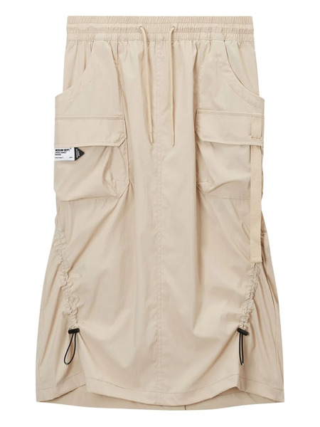  Musium Div. Drawstring-detail Midi Skirt - Neutrals 