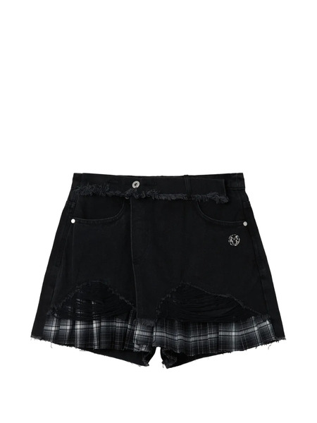  Musium Div. Frayed Shorts - Black 