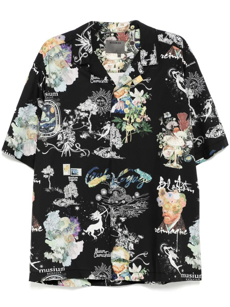  Musium Div. Graphic-print Shirt - Black 
