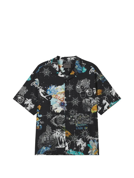  Musium Div. Graphic Print Shirt - Black 