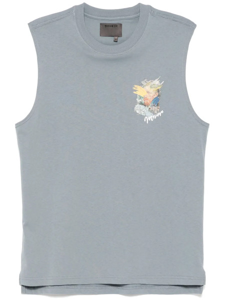  Musium Div. Graphic-print Vest - Blue 