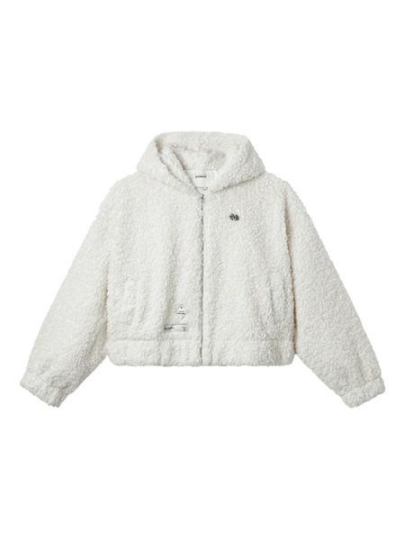  Musium Div. Hooded Zip Jacket - White 