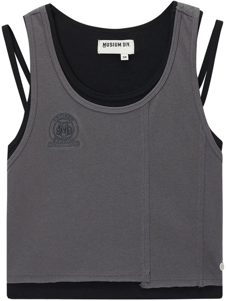  Musium Div. Layered Top - Grey 