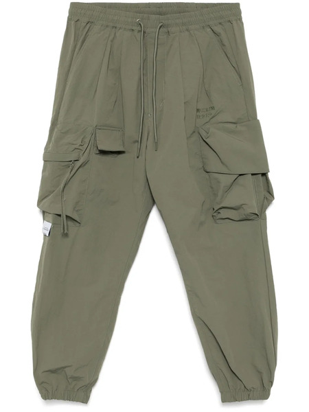  Musium Div. Logo-embroidered Cargo Trousers - Green 