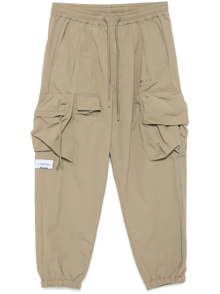  Musium Div. Logo-embroidered Cargo Trousers - Neutrals 
