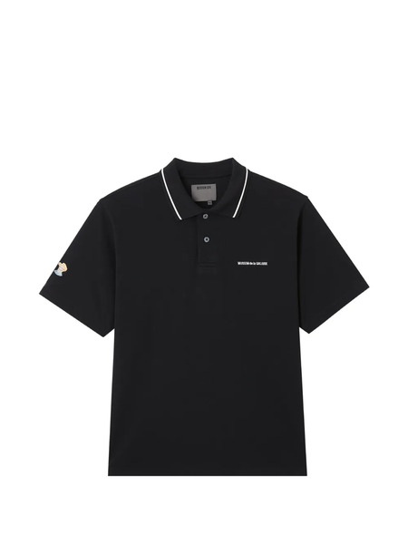  Musium Div. Logo Polo Shirt - Black 