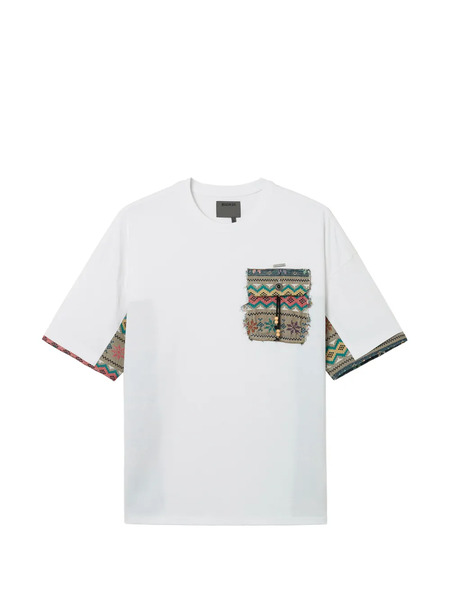  Musium Div. Patchwork Pocket T-shirt - White 