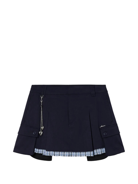  Musium Div. Pleated Cargo Shorts - Blue 