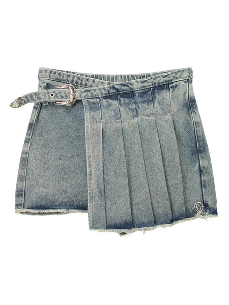  Musium Div. Pleated Skorts - Blue 