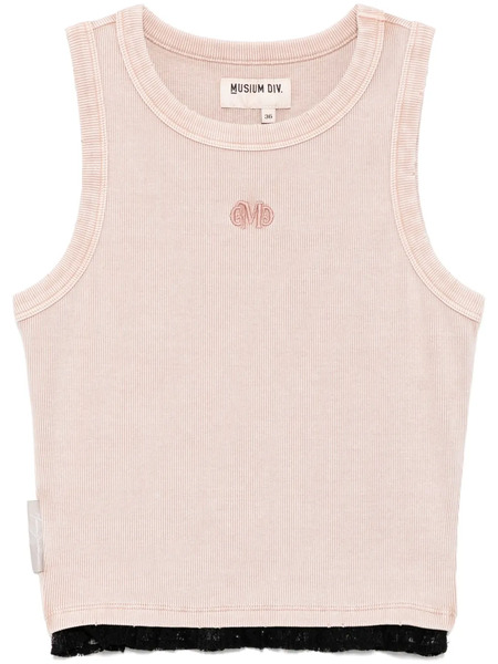  Musium Div. Rib Tank Top - Pink 