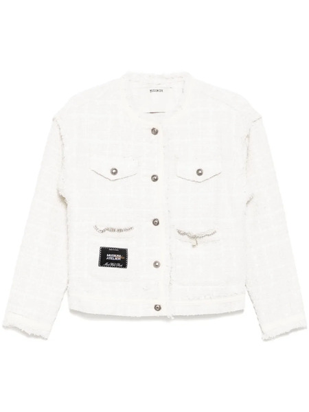  Musium Div. Tweed Jacket - White 