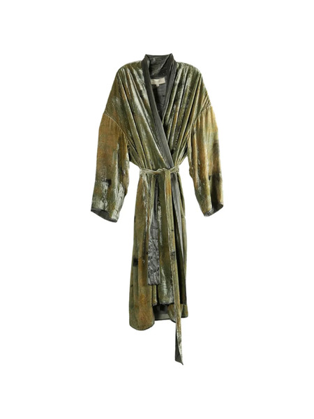  Mutedance Silk Kimono - Green 