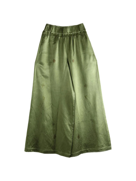  Mutedance Silk Trousers - Green 