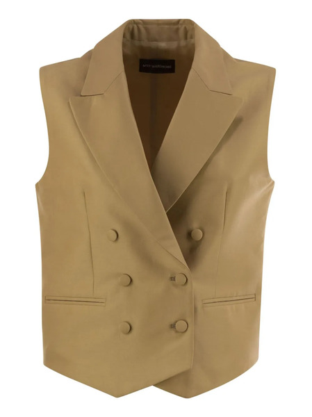  Mvp Wardrobe Double-breasted Waistcoat - Neutrals 
