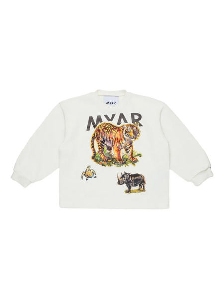  Myar Graphic-print Sweatshirt - White 