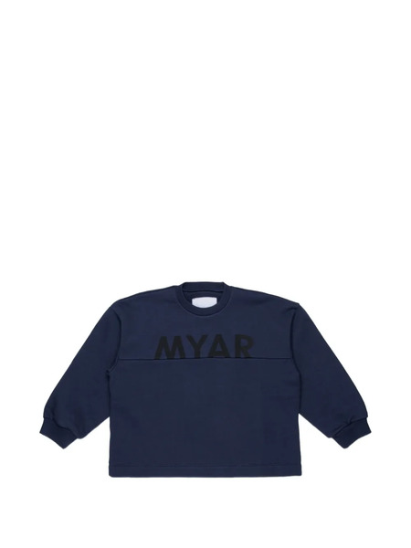  Myar Kids Crew-neck Logo Sweatshirt - Blue 