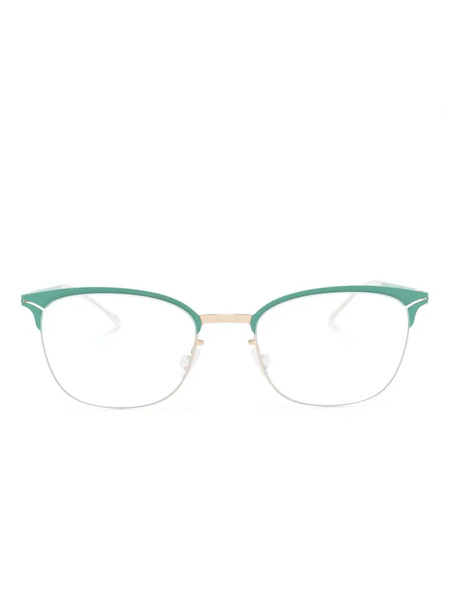  Mykita Hollis Square-frame Glasses - Green 