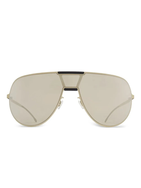  Mykita Metal-frame Mirrored Sunglasses - Neutrals 
