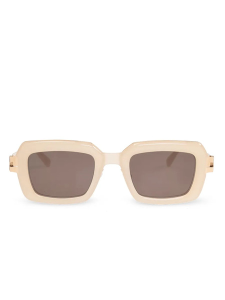  Mykita Rectangle-frame Sunglasses - Neutrals 