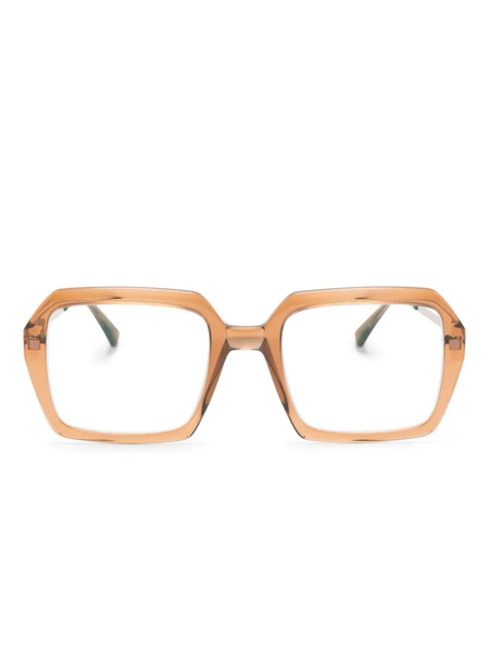  Mykita Vanilla Square-frame Glasses - Brown 