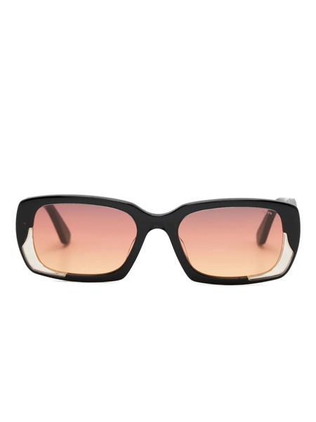  Myth Eosephoros Rectangle Sunglasses - Black 