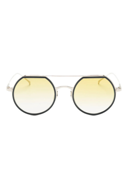  Myth Round-frame Sunglasses - Yellow 