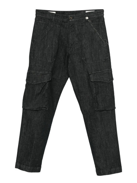  Myths Belt-loops Cargo Jeans - Black 