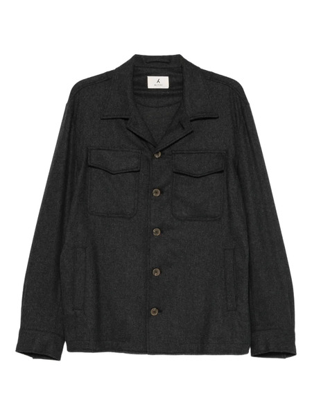  Myths Flap-pockets Buttoned Overshirt - Grey 